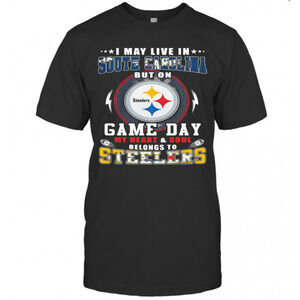 I May Live In South Carolina But On Game Day T-Shirt